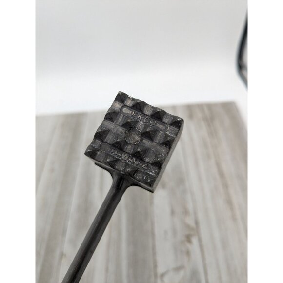 Ekco Aluminum Meat Tenderizer Double Textured Sides 8" Taiwan - Picture 7 of 8